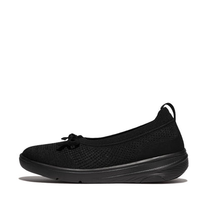 รองเท้าทรงบัลเล่ต์ ผู้หญิง รุ่น SUPER-Q BOW KNIT BALLET FLATS