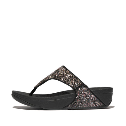 รองเท้าแตะแบบหูหนีบ ผู้หญิง รุ่น LULU MULTI-TONAL GLITTER TOE-POST SANDALS
