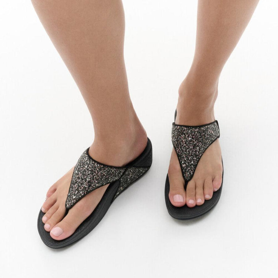 LULU MULTI-TONAL GLITTER TOE-POST SANDALS – FitFlop Thailand