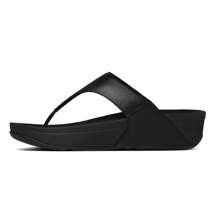 LULU LEATHER TOE-POST SANDALS