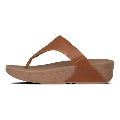 LULU LEATHER TOE-POST SANDALS
