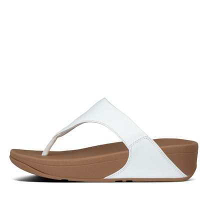 LULU LEATHER TOE-POST SANDALS