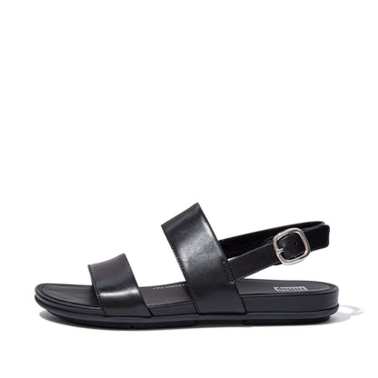 GRACIE LEATHER BACK-STRAP SANDALS