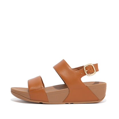 LULU LEATHER BACK-STRAP SANDALS