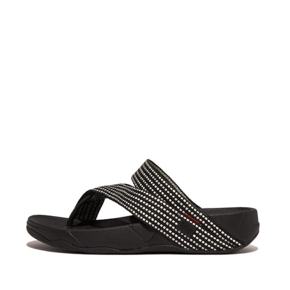 รองเท้าแตะแบบหูหนีบ ผู้ชาย รุ่น SLING MENS DOTTED-WEAVE TOE-POST SANDALS